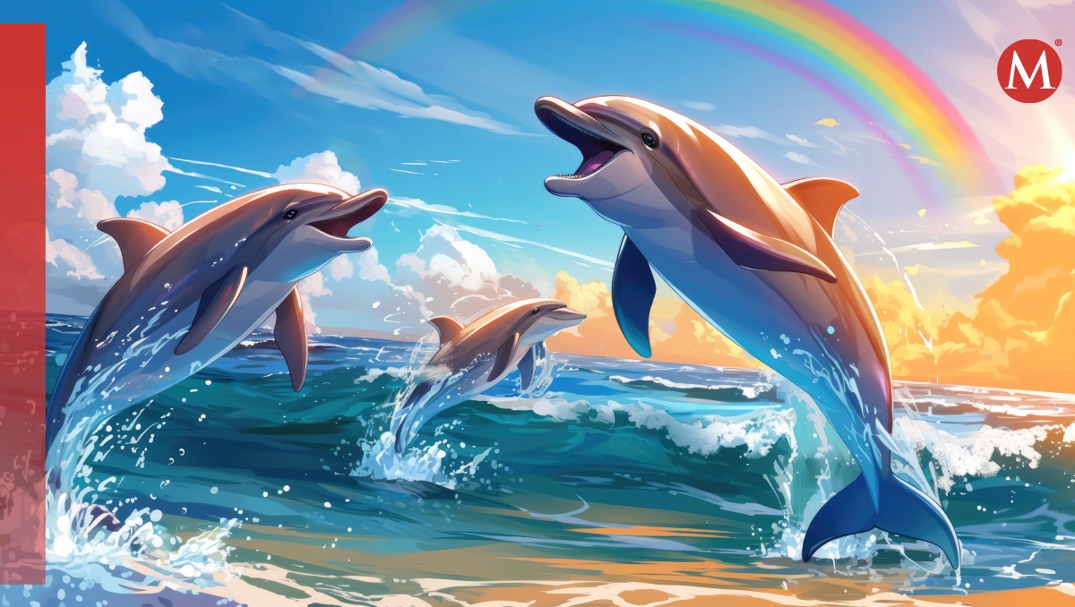 Estudio revela que delfines se sonríen entre ellos mientras juegan | Especial
