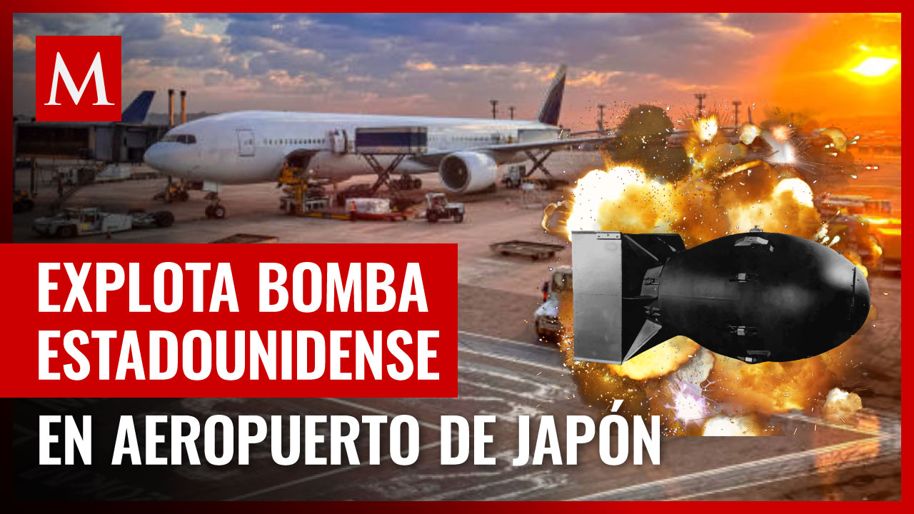 Explota bomba de la II Guerra Mundial en aeropuerto japonés