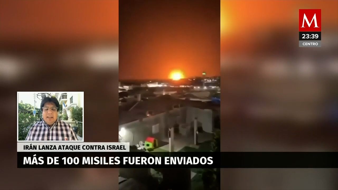 Irán lanza más de 100 misiles contra Israel en escalada de conflicto