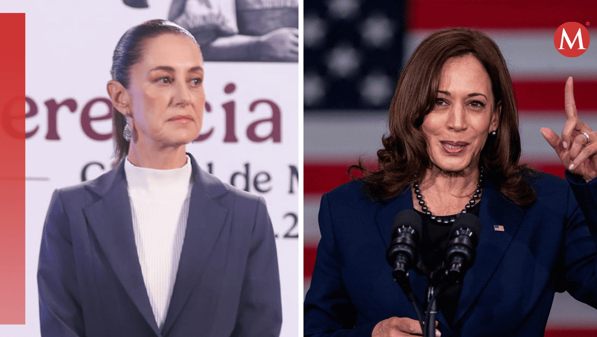 Kamala Harris felicita a Sheinbaum por asumir la Presidencia de México. | Diseño: Antonio Texta
