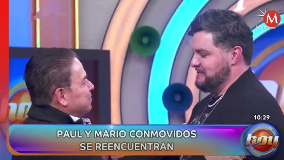 Mario Bezares y Paul Stanley se abrazan en el programa 'HOY'