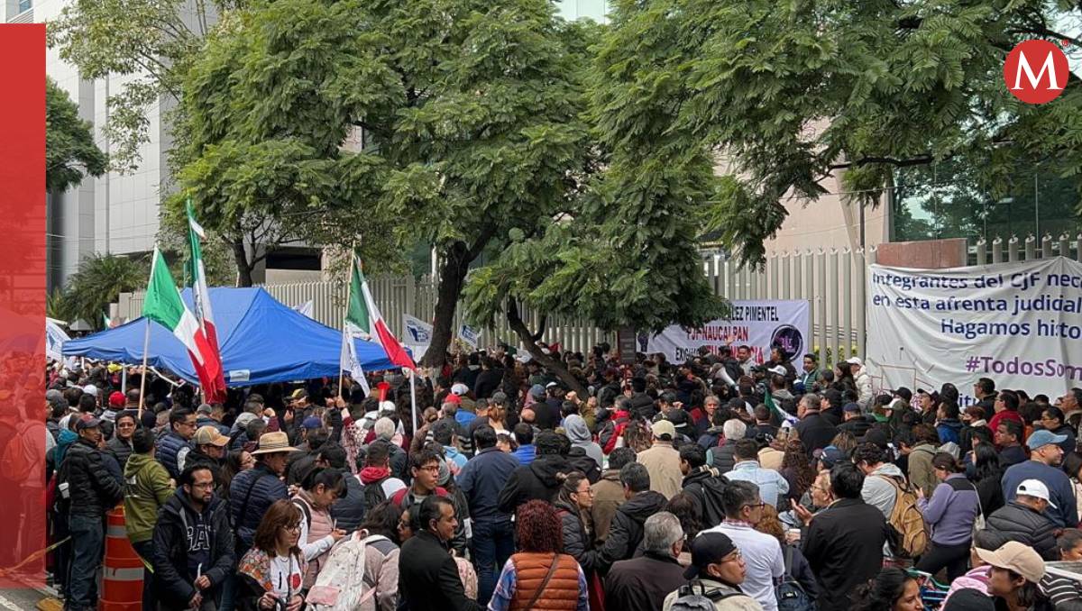 Protestas en el CJF este miércoles 2 de octubre (Rubén Mosso)