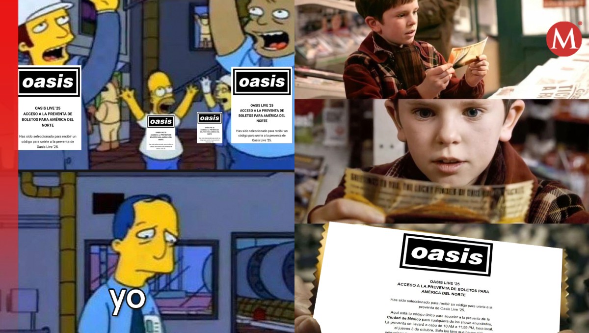 Memes por preventa de Oasis en México genera caos en redes sociales