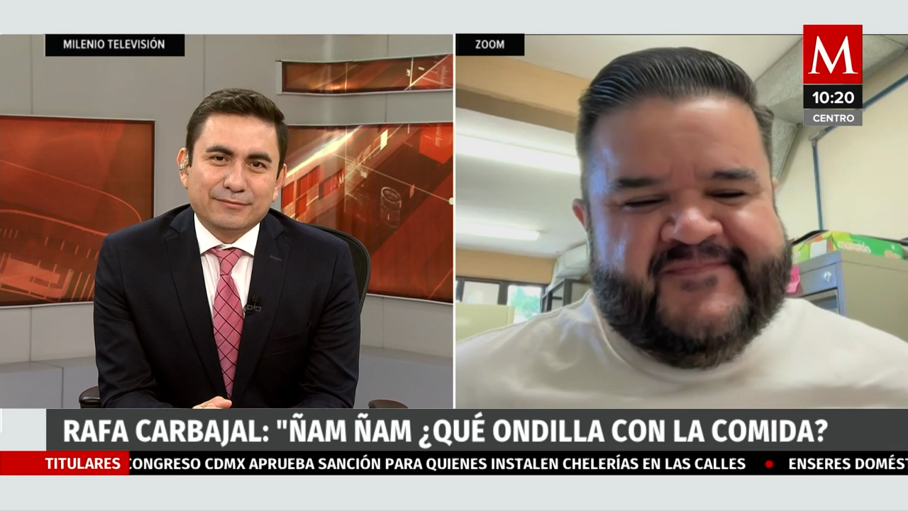 Rafa Carbajal nos habla sobre su libro 'Ñam Ñam ¿Qué ondilla con la comida?'