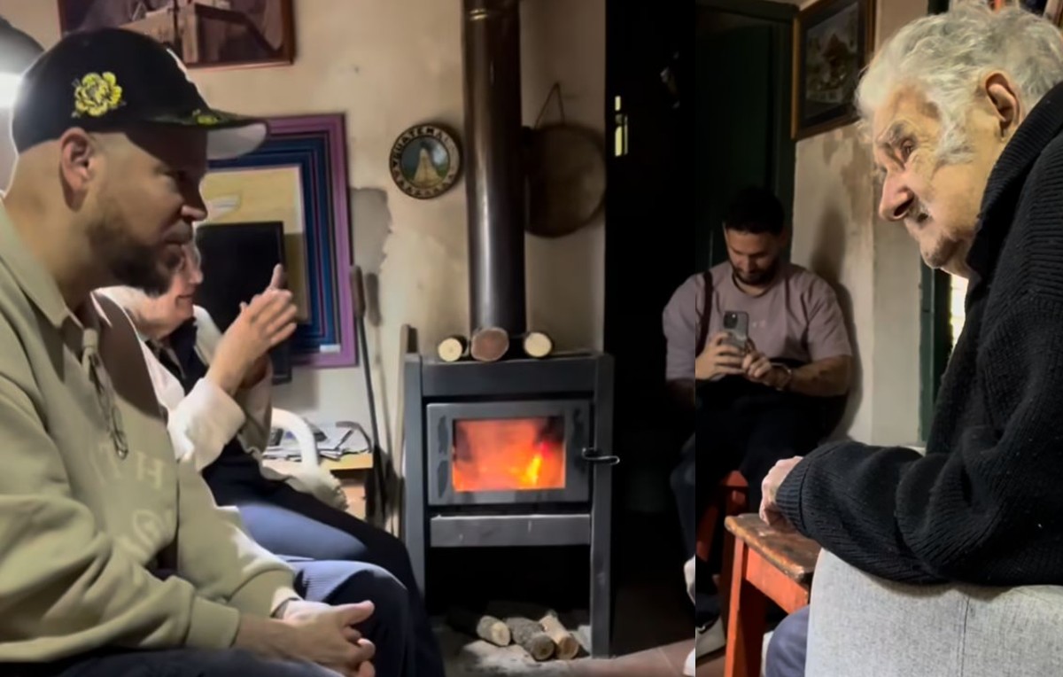 Reunión entre José Mujica y Residente (Ig/@residente)