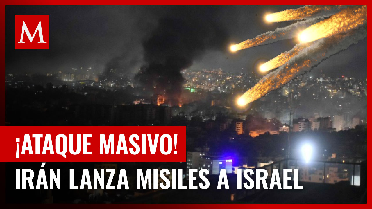 Tensión máxima: Irán lanza ataque masivo de misiles contra Israel
