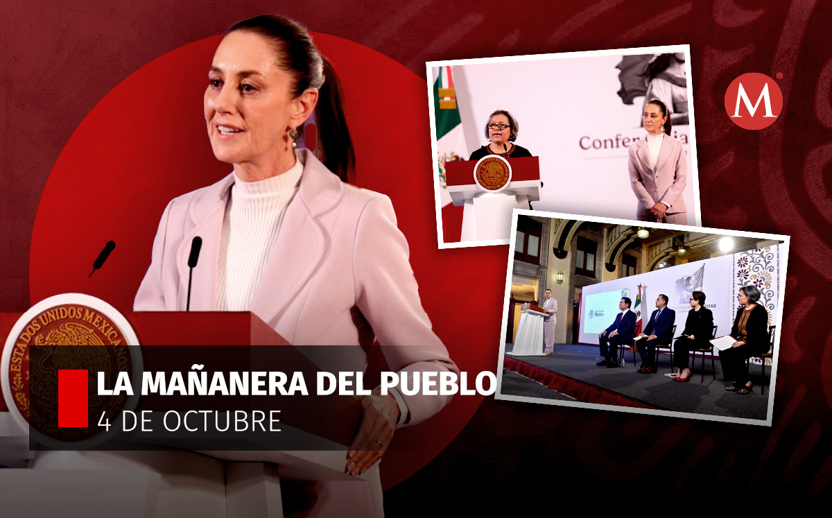 La Mañanera del Pueblo de Claudia Sheinbaum hoy 4 de octubre | Especial
