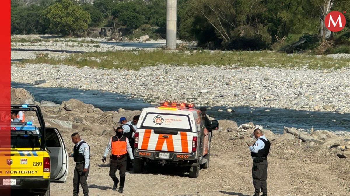Muere trabajador en el río Santa Catarina. Foto: Especial