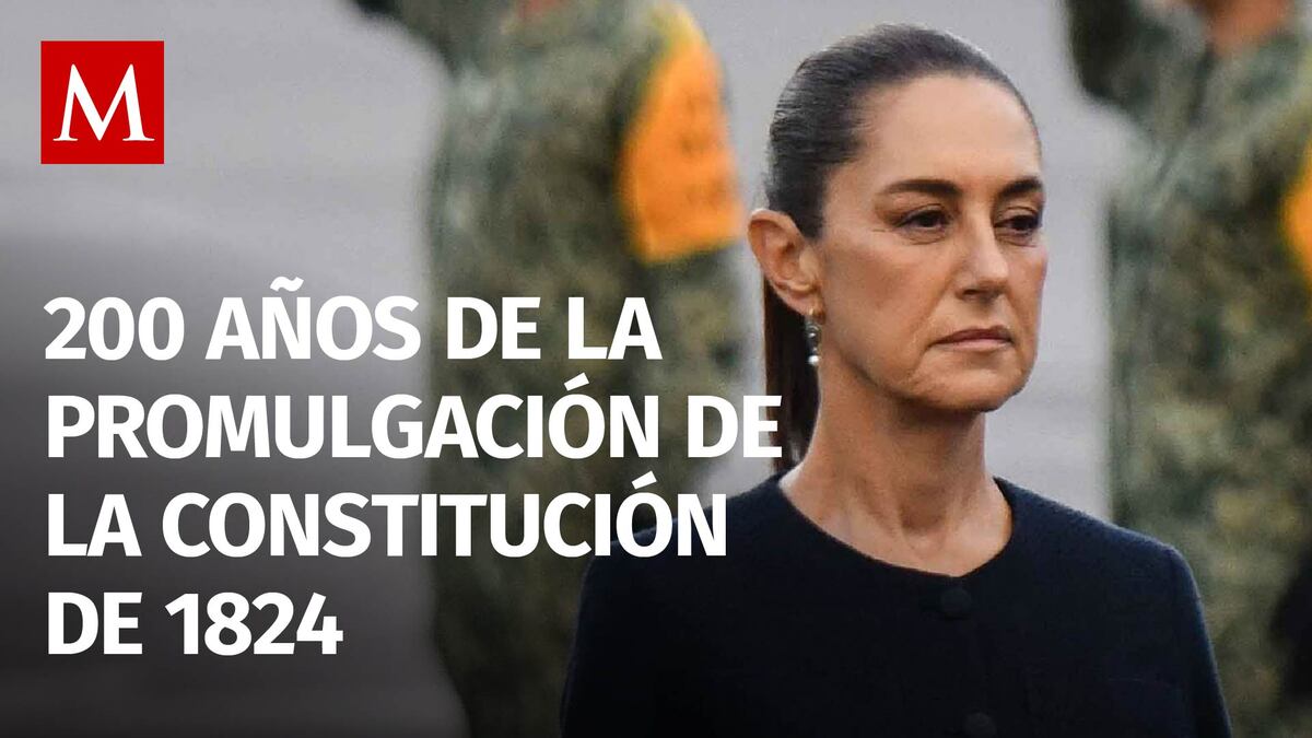 Sheinbaum preside 200 años de la promulgación de la Constitución de 1824