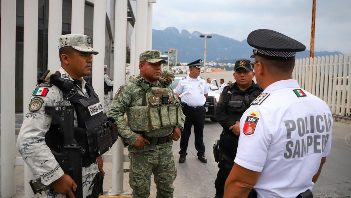 Los uniformados de los tres niveles de gobierno realizaron recorridos de prevención y vigilancia. Especial
