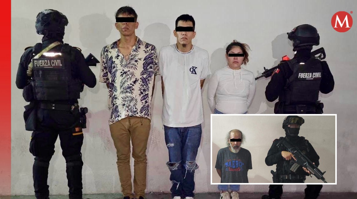 Detenidos con droga en municipios de Nuevo León. Foto: Especial