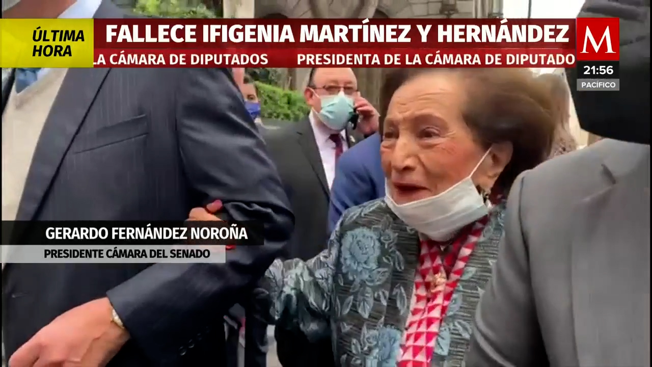 Gerardo Fernández Noroña sobre Ifigenia Martínez y su fortaleza hasta el final