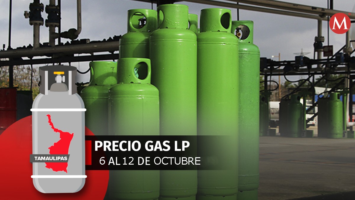Precio  del gas LP en Tamaulipas.