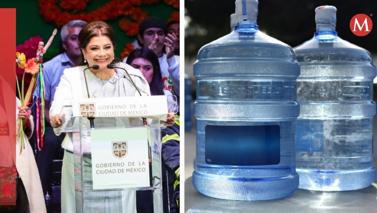 'Agua Bienestar' apoyará con garrafones a bajo costo (Diseño: Milenio)
