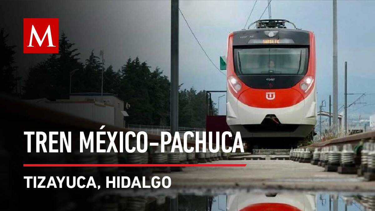 Sheinbaum da banderazo de salida al Tren México-Pachuca en Huitzila ...