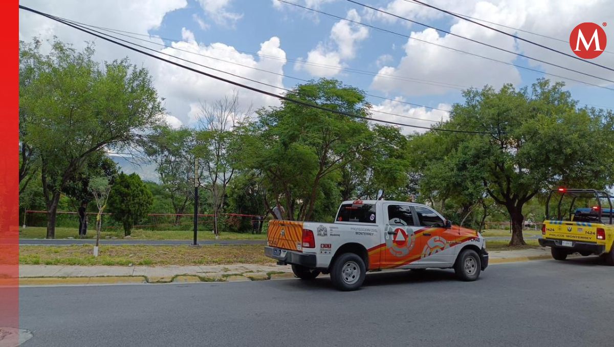 Protección Civil y Policía de Monterrey acordonaron el área | Especial