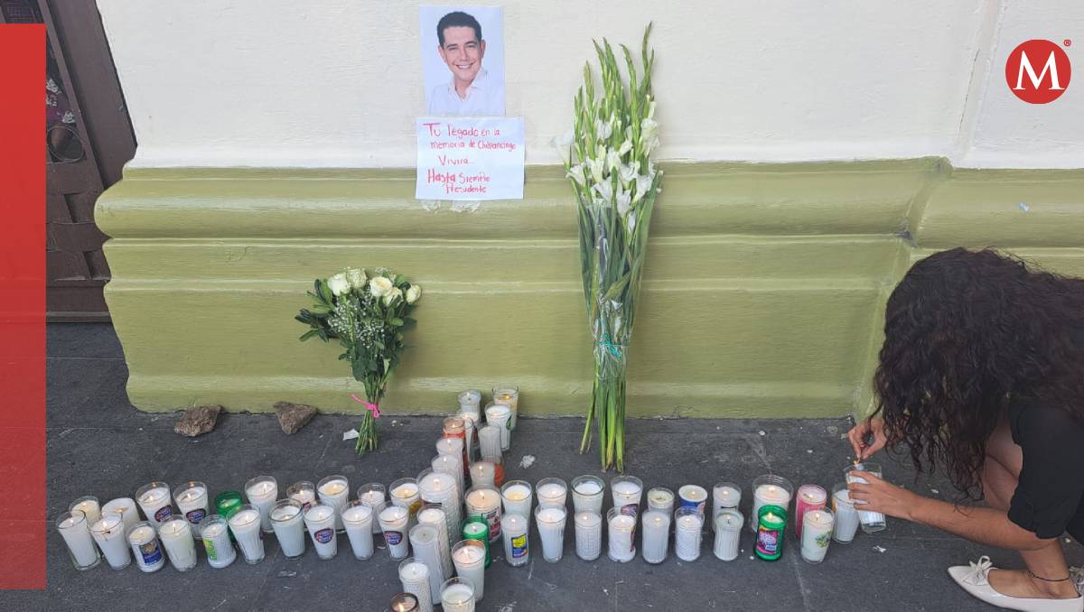 Un altar fue instalado en el Palacio Municipal de Chilpancingo (Rogelio Agustín)