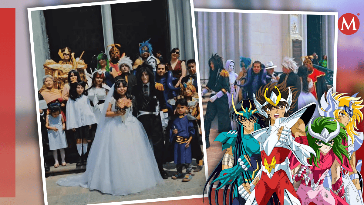 Boda con temática de Los Caballeros de Zodiaco en León.