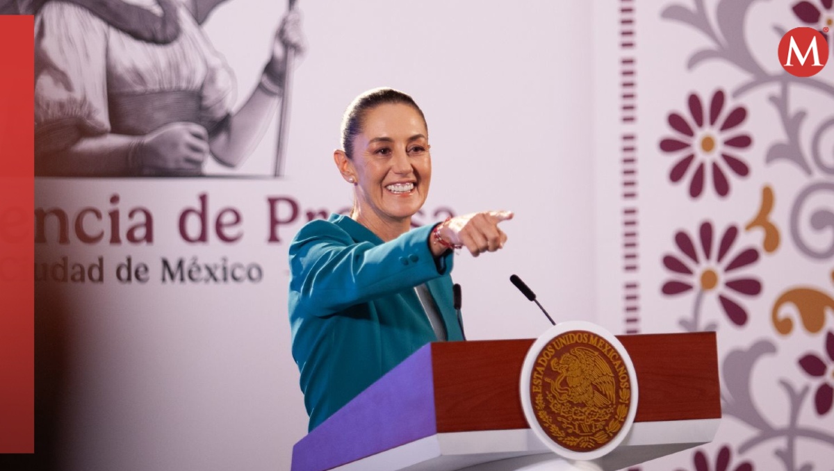 Conferencia matutina de la presidenta Claudia Sheinbaum en Palacio Nacional. | Cortesía
