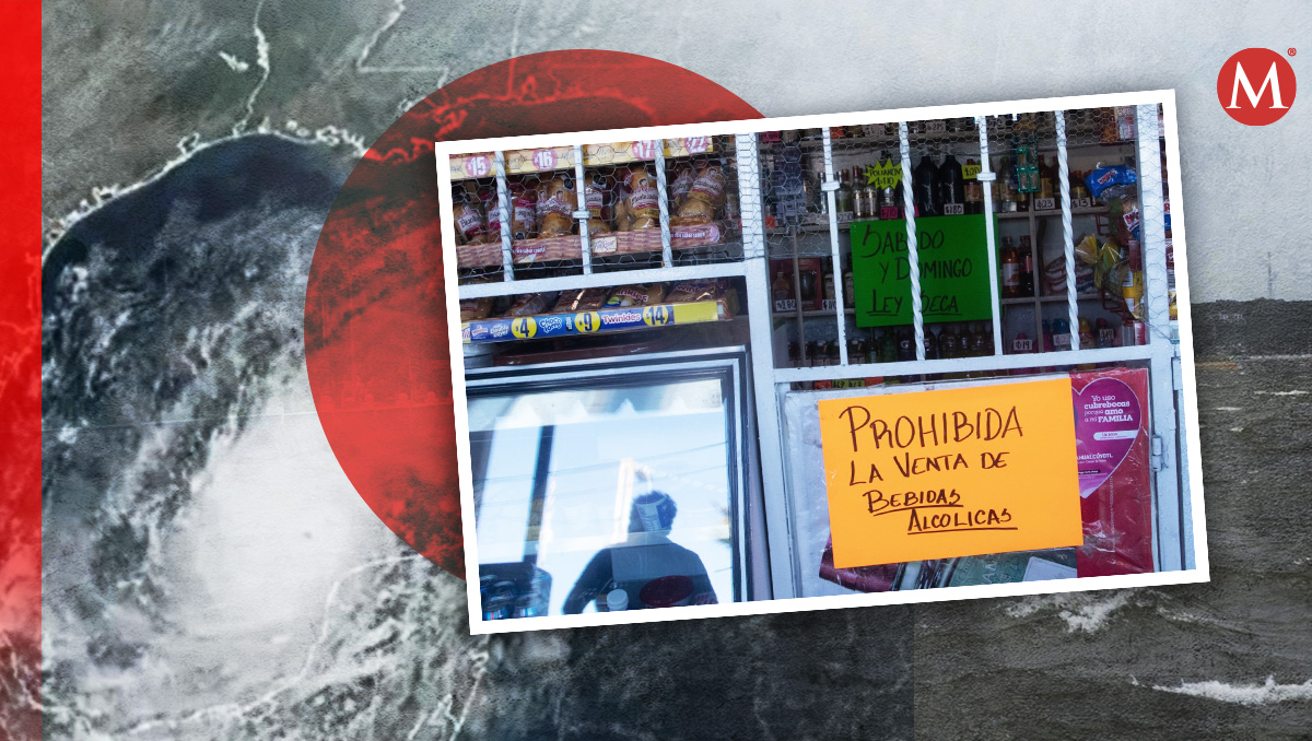 Implementan ley seca por paso del huracán 'Milton'. | Diseño: Óscar Ávila.