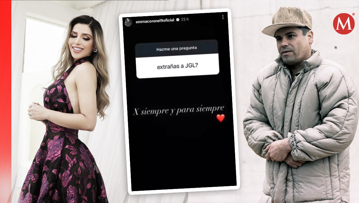 La esposa de 'El Chapo' aseguró que lo extraña (Diseño: Milenio)