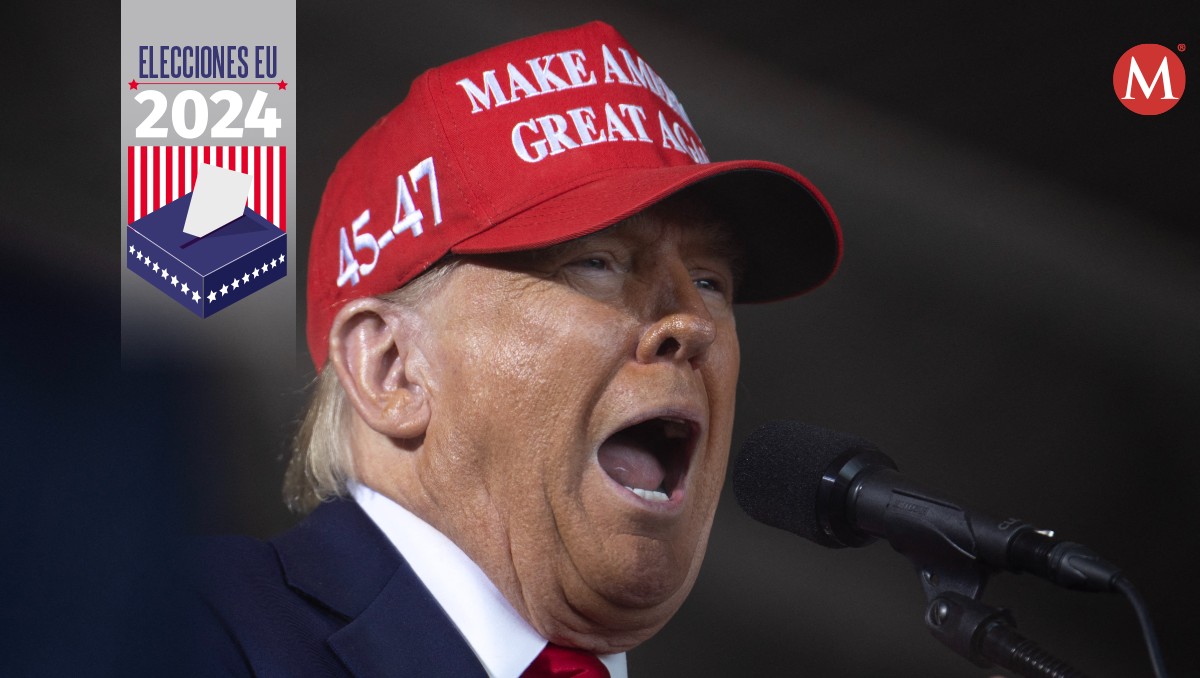 Trump enarbola el miedo a los migrantes para convencer a votantes. | AFP