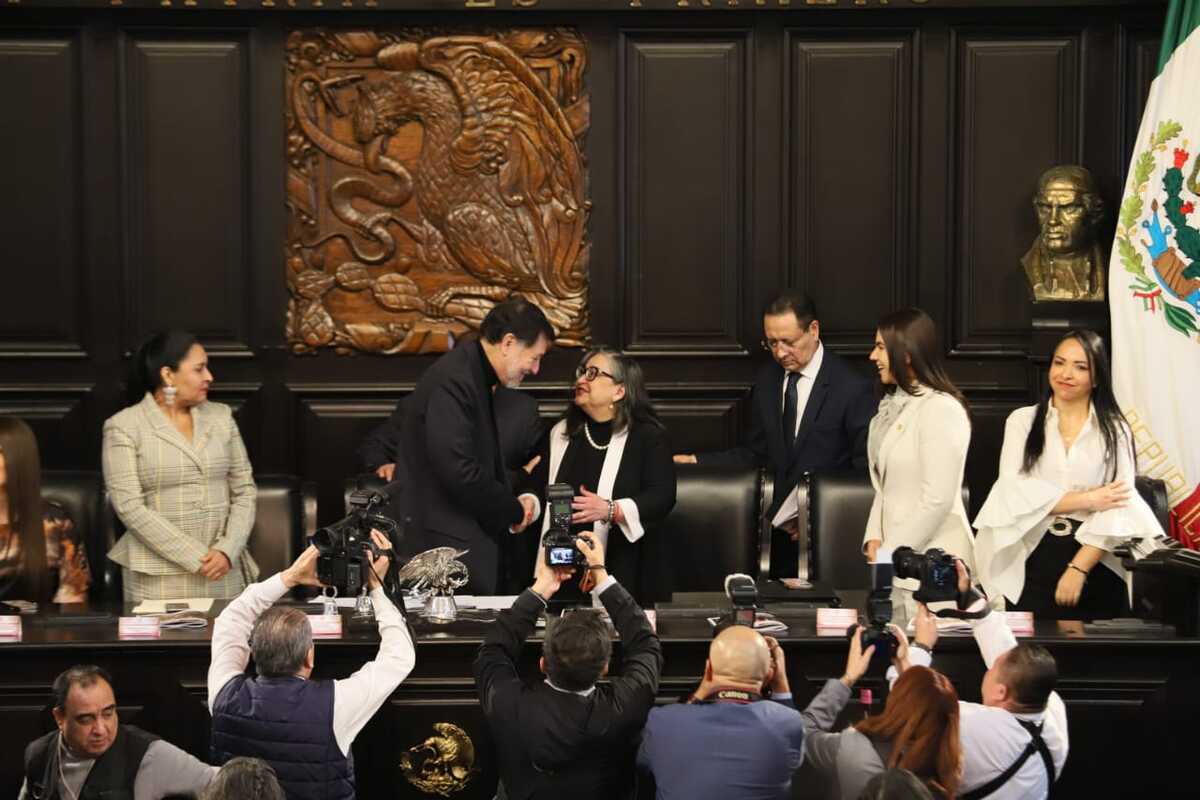Ambos evitaron hacer comentarios sobre la Reforma Judicial (Octavio Hoyos)