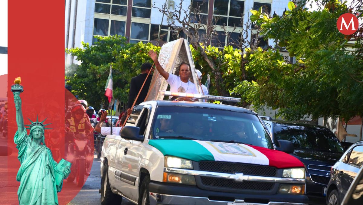 Elementos de la Secretaría de Tránsito implementaron un operativo a su arribo en el puente Tampico.  (Yazmín Sánchez)