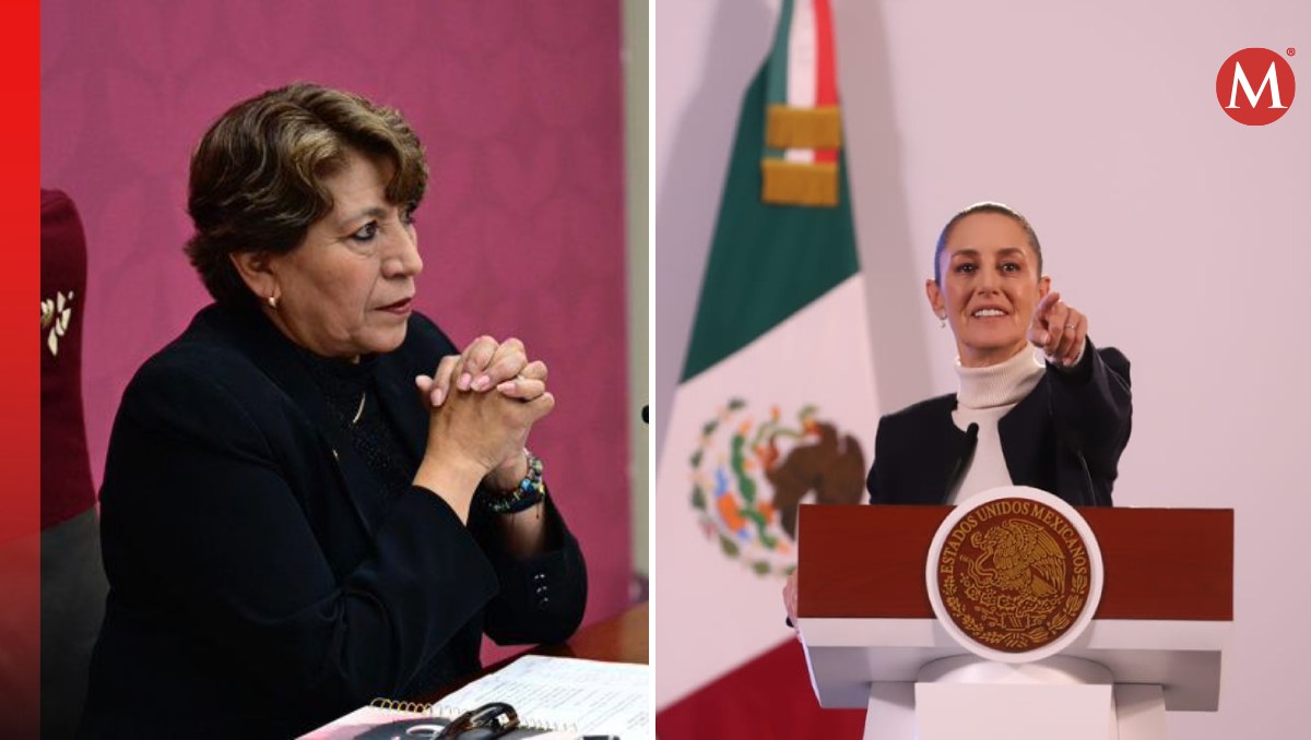 La presidenta Claudia Sheinbaum se reunirá el viernes con la gobernadora Delfina Gómez. Foto: (Especial)