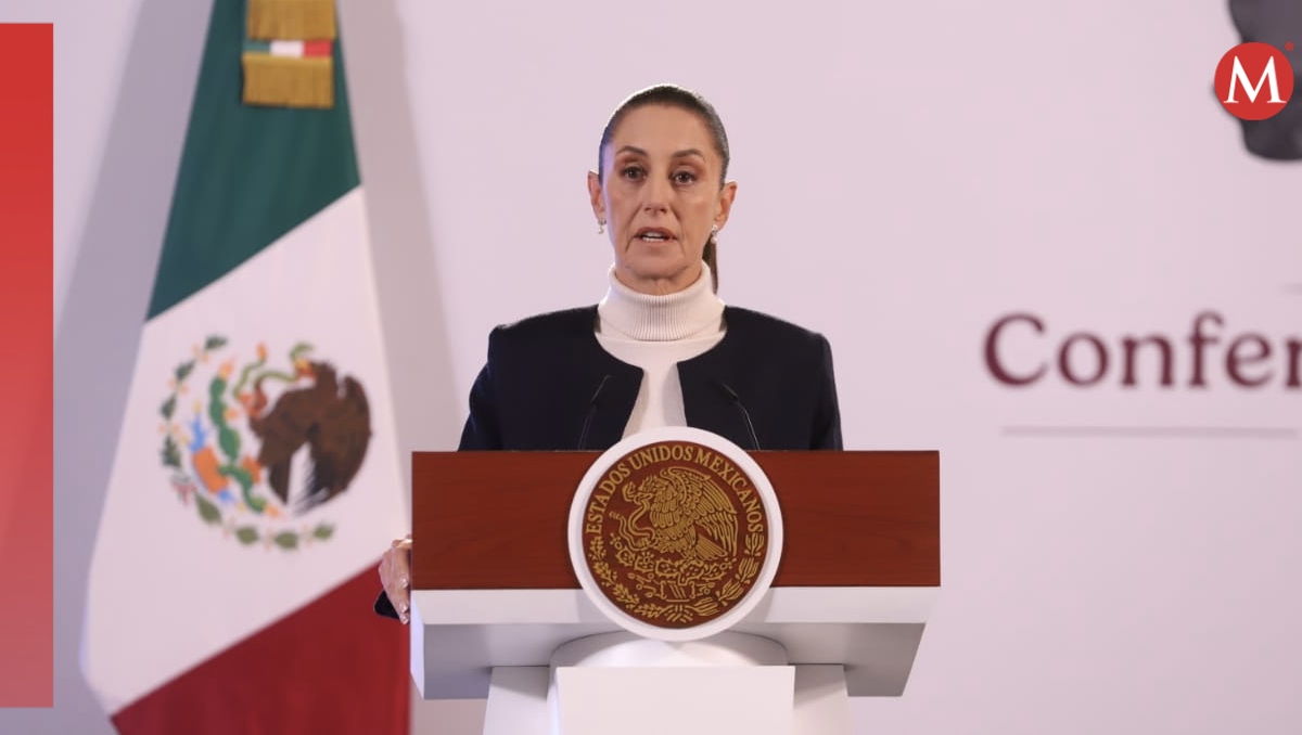 La Presidenta durante su conferencia de prensa matutina en Palacio Nacional el 8 de octubre. | Jesús Quintanar
