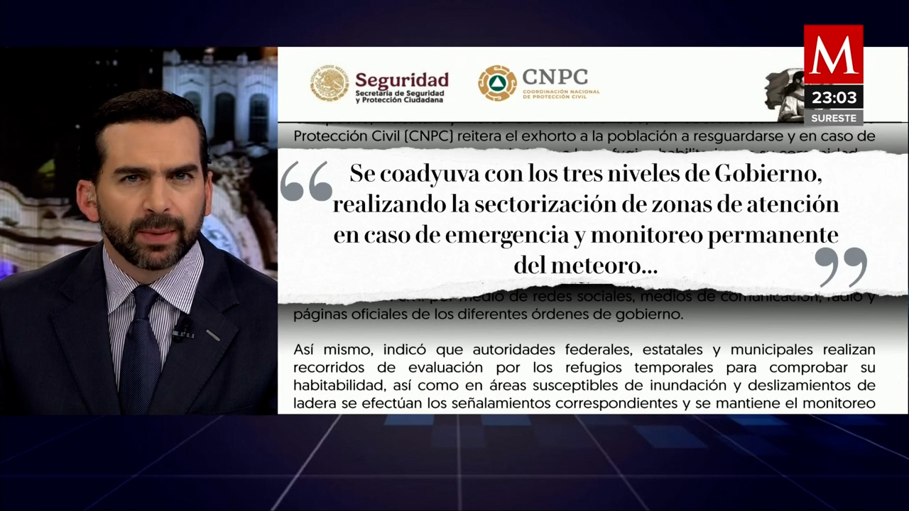 Protección Civil activa planes de emergencia ante posible impacto de Milton