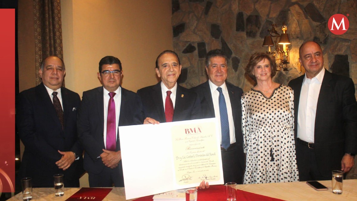 Reconocen a Carlos Dorantes del Rosal. | Reynaldo Gutierrez