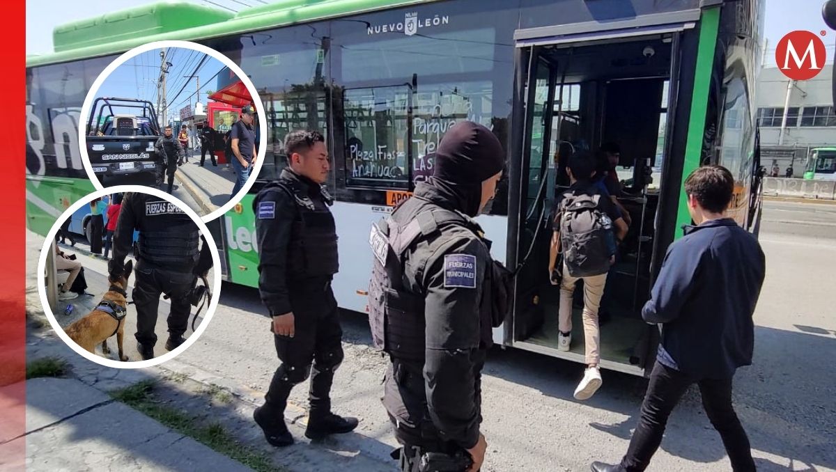 Colocan filtros de seguridad en avenidas de San Nicolás y Monterrey /Agustín Martínez