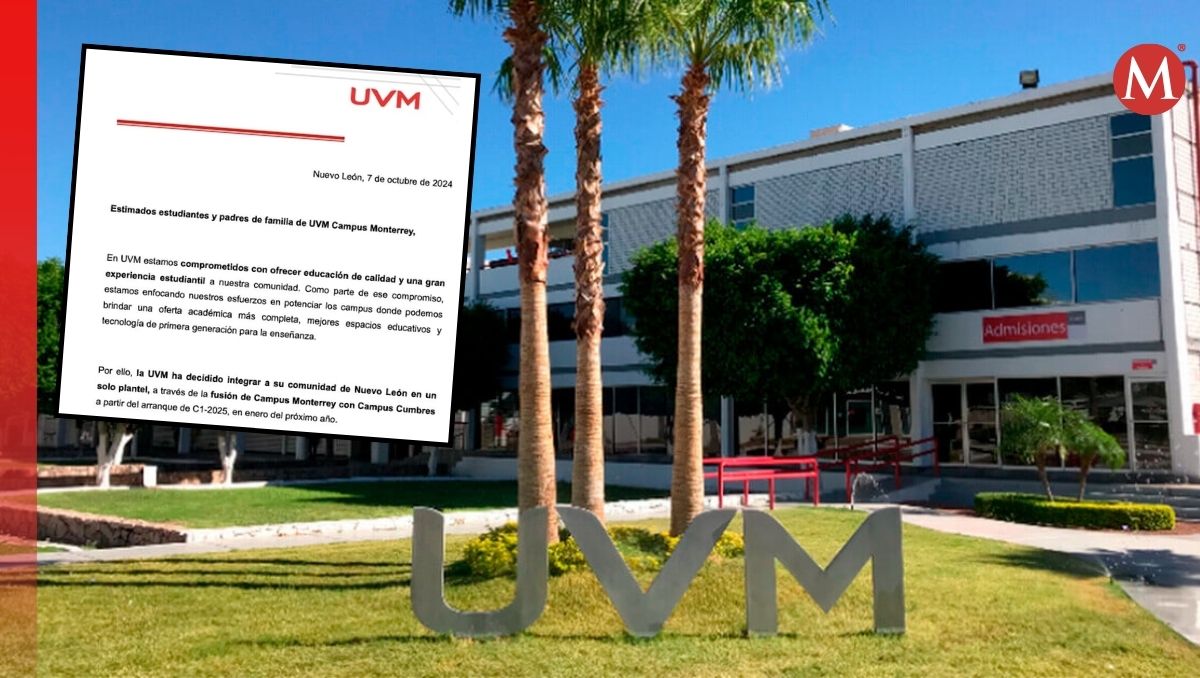 Aunque los estudiantes se quejaron, la UVM emitió un comunicado explicando lo que pasaría | Especial