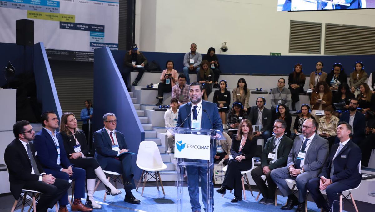 Luis Rafael Méndez Jaled en la inauguración de Expo CIHAC 2024. Foto: Juan Carlos Bautista