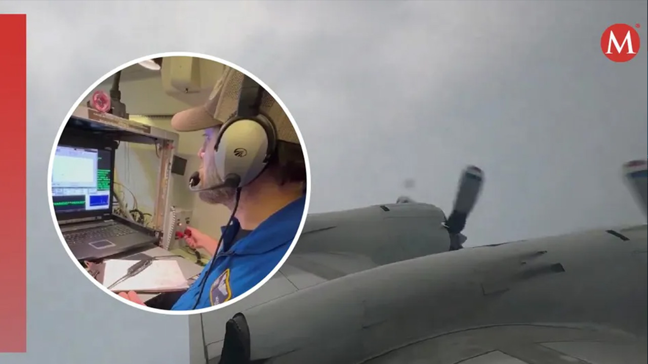 'Cazadores de huracanes' volaron a través del ojo del huracán 'Milton'