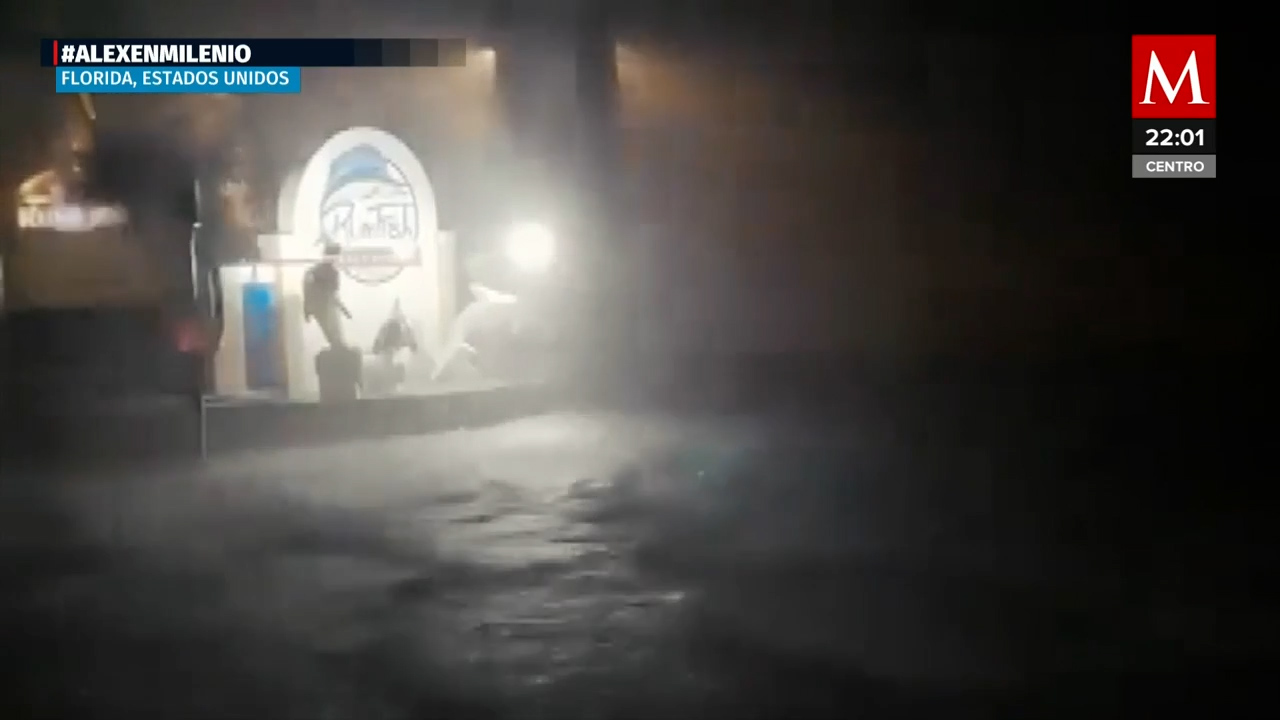 Huracán 'Milton' impacta la costa oeste de Florida esta noche