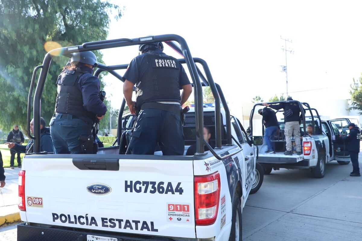 Cuatro policías fueron detenidos en Tula por presunta participación en homicidio. (Guadalupe Trejo)