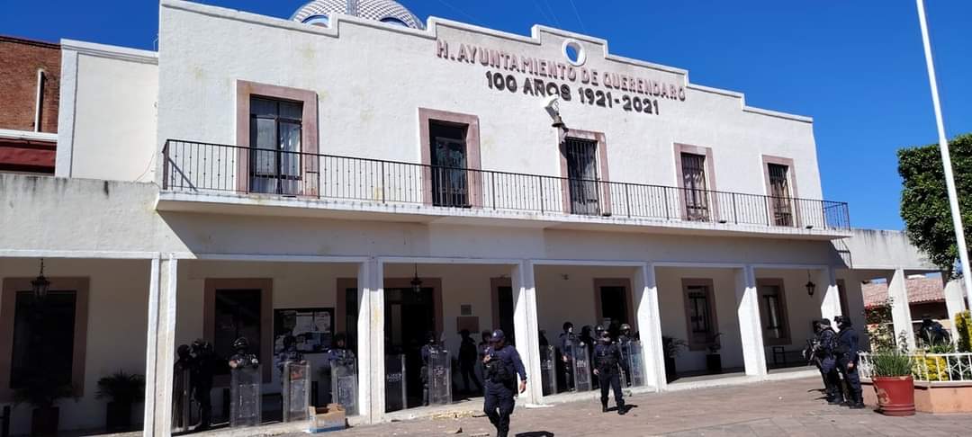 SSP detiene a 14 personas por la quema de patrullas en el municipio de Queréndaro en Michoacán | Especial