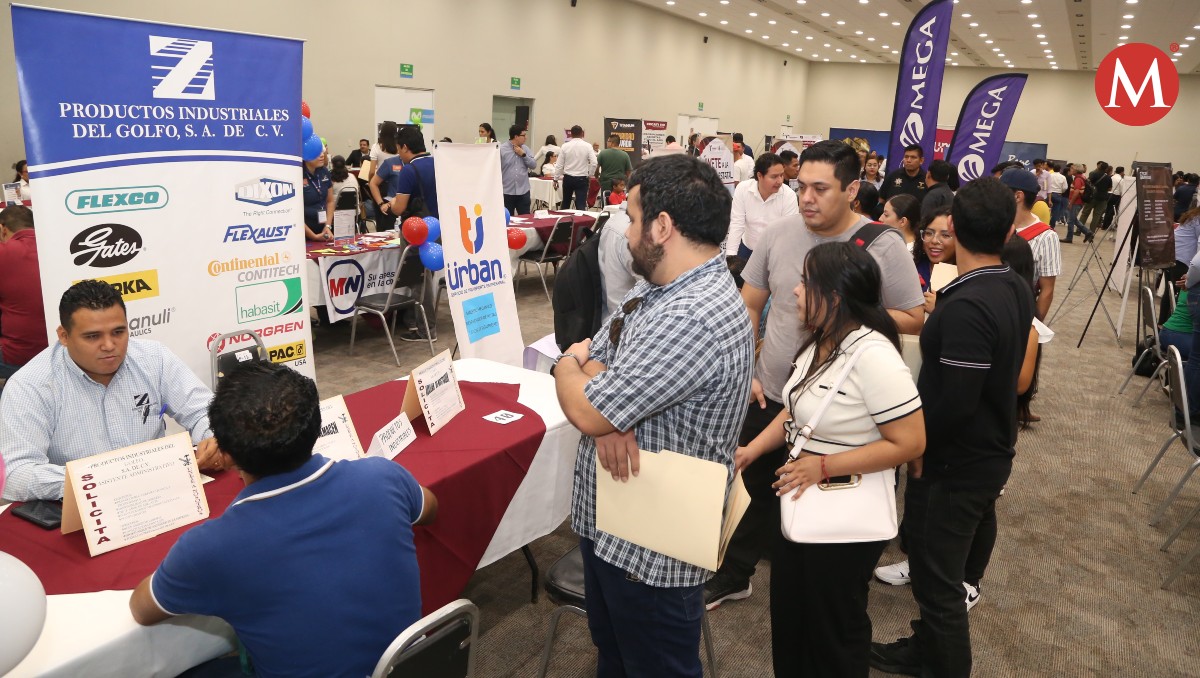 Empresas reclutan personal en Feria del Empleo en Tampico. (Yazmín Sánchez)