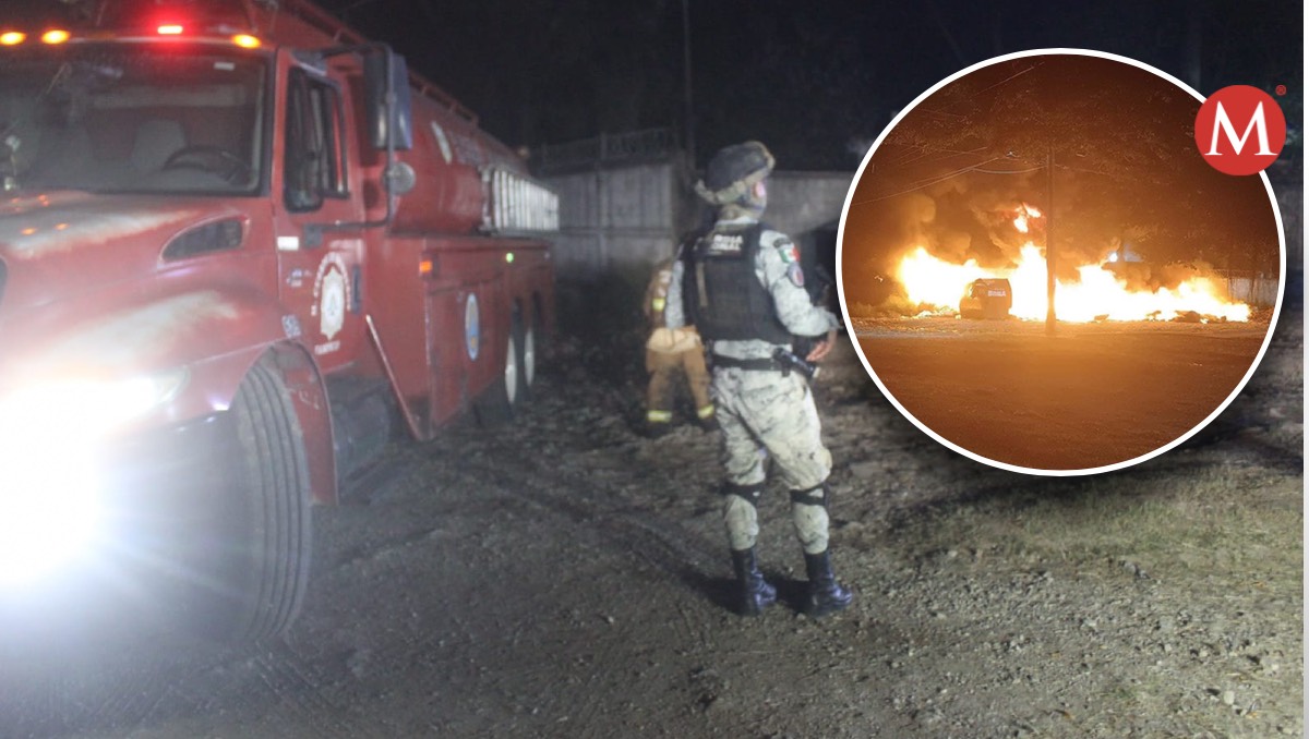 Incendio casi quema Cobat en colonia Laguna de la Puerta de Tampico. (Sergio Sánchez)
