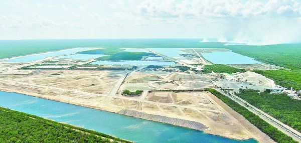 Vista aérea de los terrenos ubicados en Playa del Carmen. Fotos: Alejandro Vargas