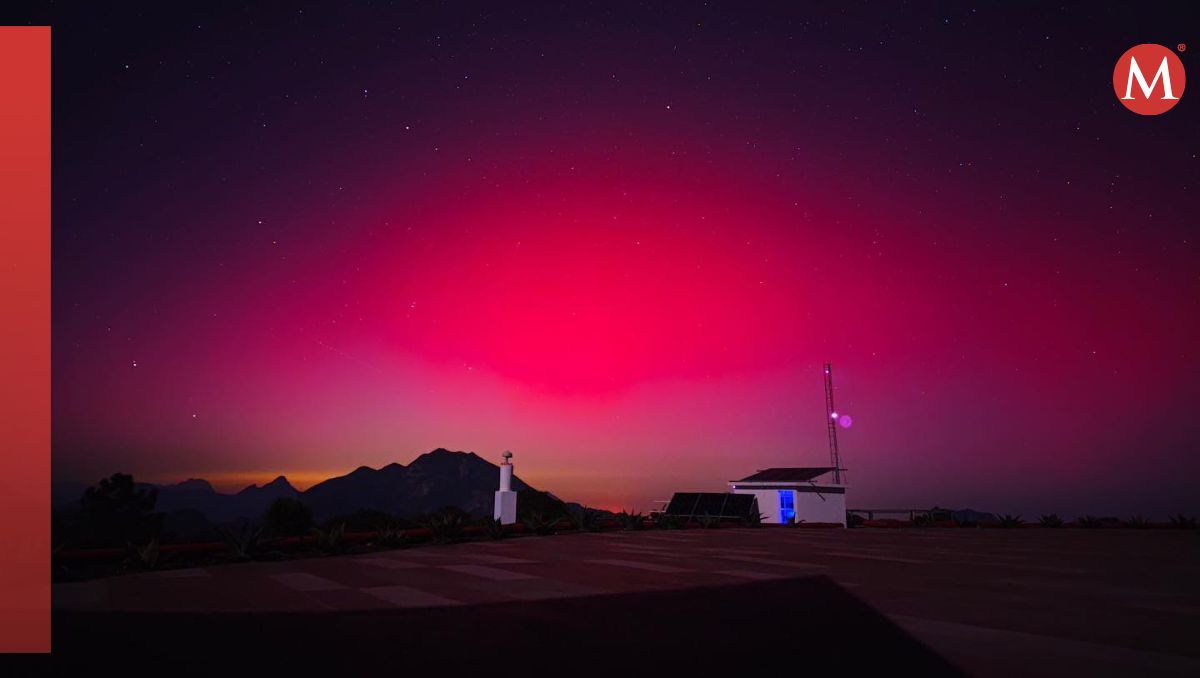 El espectáculo de luces en el cielo se considera inédito para estas latitudes. Especial