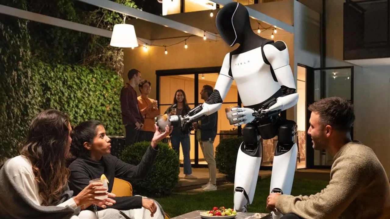 Así será 'Optimus', el robot mayordomo presentado por Elon Musk