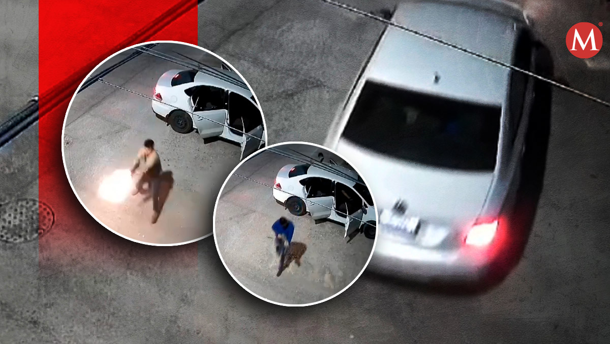 Video de seguridad revela brutal ataque armado en Tuxtla Gutiérrez | Diseño: Samantha Martz