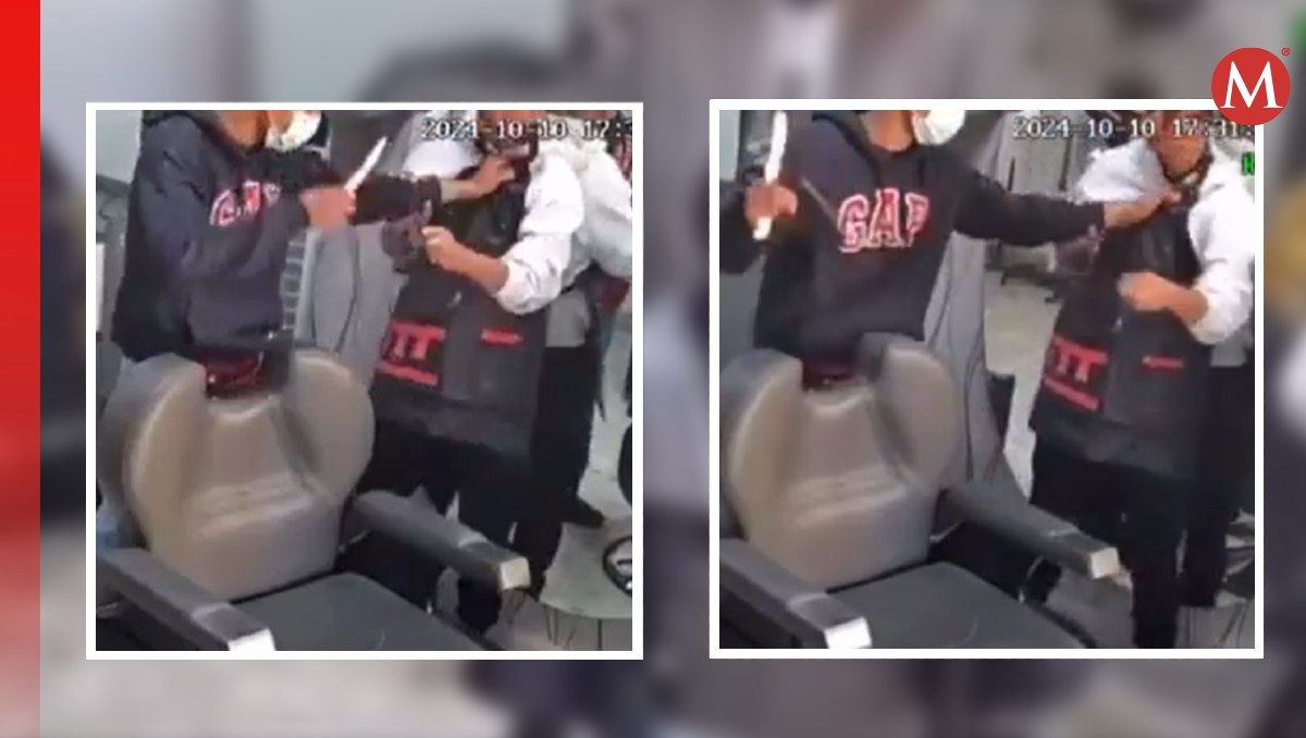 El asaltante mostró sus verdaderas intenciones y amenazó a la víctima con un cuchillo.