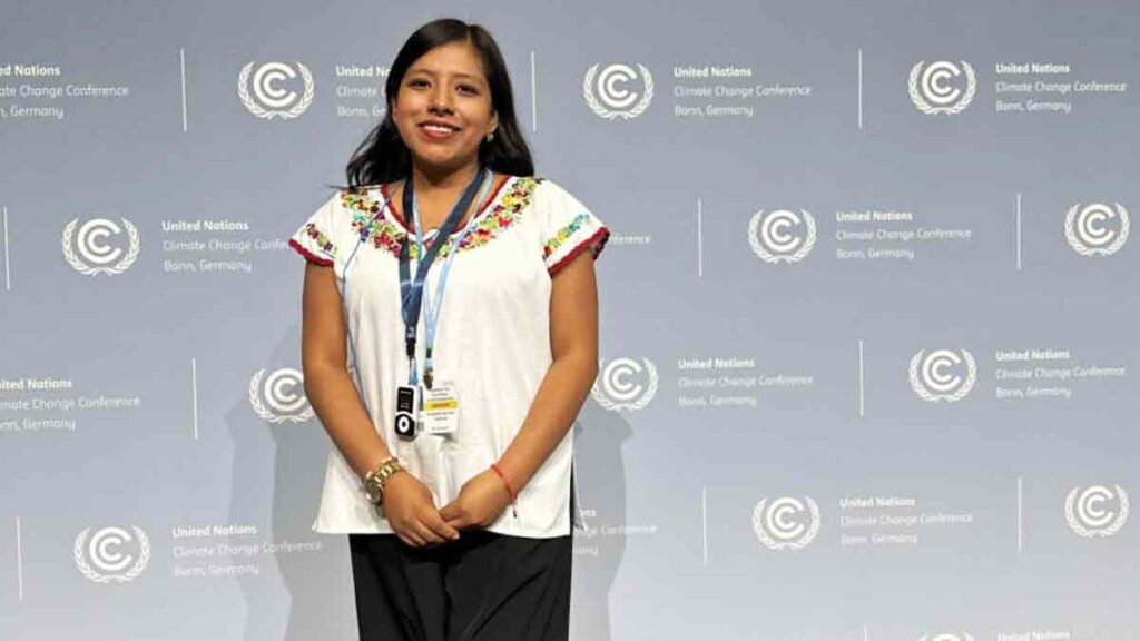 Beztabeth Gutiérrez destacó la importancia de las mujeres indígenas | Foto: Especial