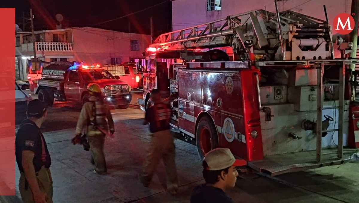 Incendio en zona norte de Tampico