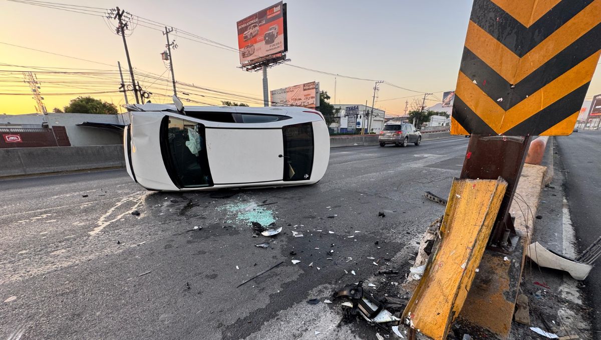 La circulación de los tres carriles tuvo que ser cerrada | Fabricio Gallegos