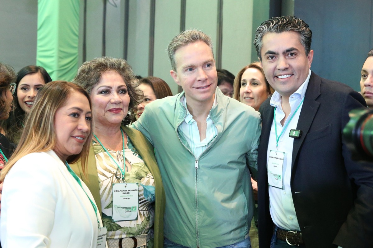 Representantes del PVEM de Hidalgo en la Plenaria Nacional, trabajando por una agenda de sostenibilidad